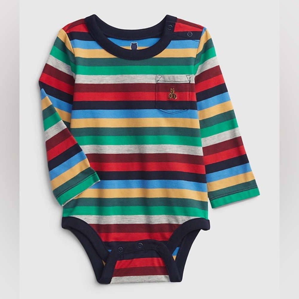 Stripe Print Body Suit